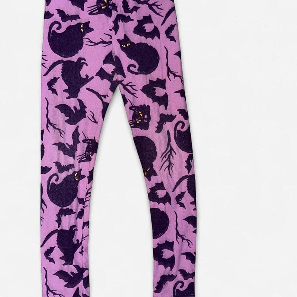 Lularoe girl's Purple Leggings